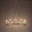 Lustre 12 lumières en forme de bougie à roue de chariot à intensité variable-1804012738