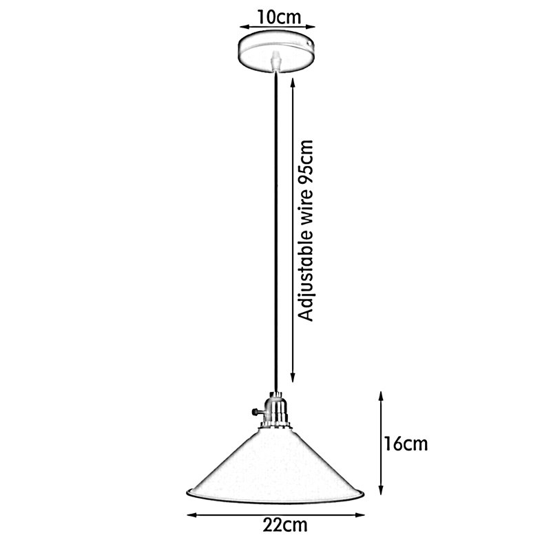 Gaige 1 - Light Pendant, White