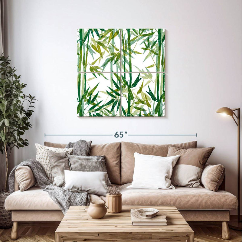 Motif Harnek Bamboo Grove, H 38 po x l 38 po
