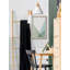 Blue And Green Triangles - Single Picture Frame Painting-41365713