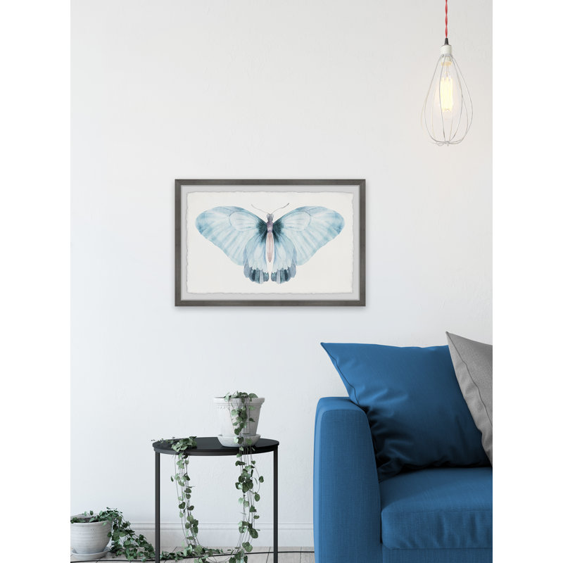 Winged Beauty 1 Piece Single Picture Frame Painting, 20cm H x 30cm W x 3.81cm D