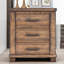 Table de chevet rustique en bois massif
