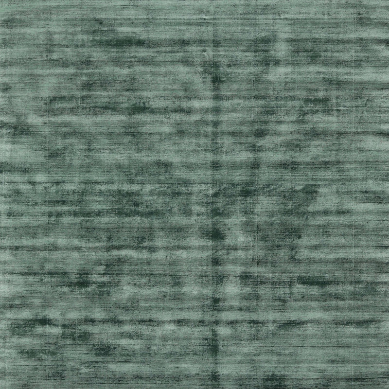Tapis contemporain vert mer, Carré 8 pi