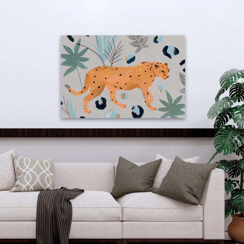 Walking Cheetah I, 32" H x 48" W