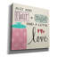 «Epic Graffiti» «Add Love» par Katie Doucette, art mural sur toile, 37 po x 37 po