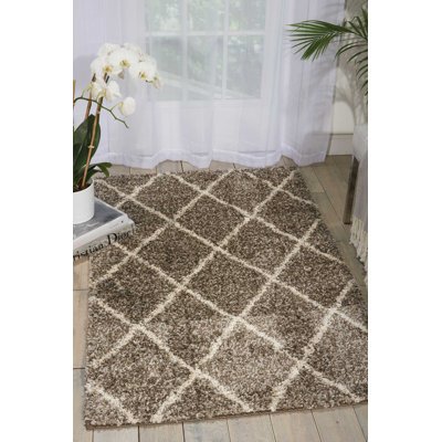 Tapis marocain à poils longs Rosetta
