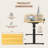 Adjustable Standing Desk, Whole-Piece Desktop-1704000865-1704026239