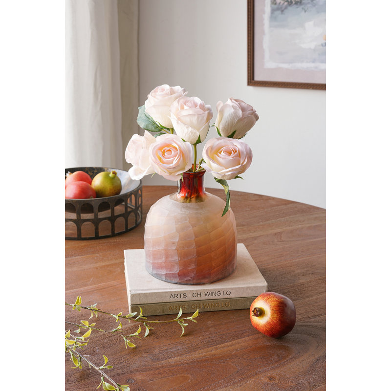 Vase en verre D7,5X8 "