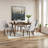 Jameila Extendable Solid Wood Base Dining Table