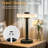 12" Modern Metal LED Rechargeable Table Lamp with Touch Dimmable Light-570386967