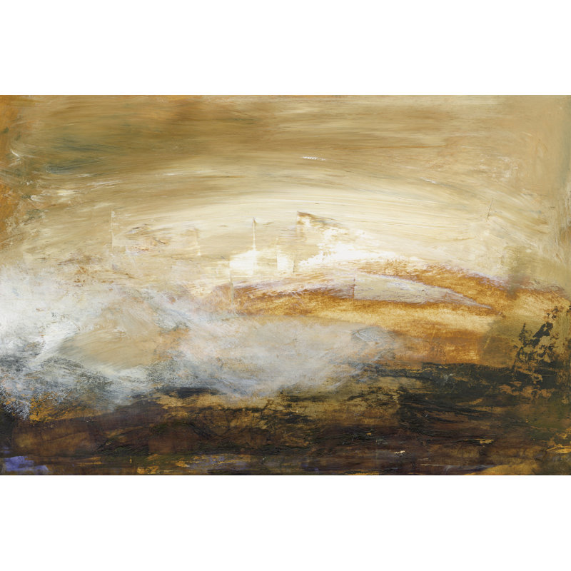 Exploring II by Sharon Gordon - Wrapped Canvas Painting, 8" H x 12" W