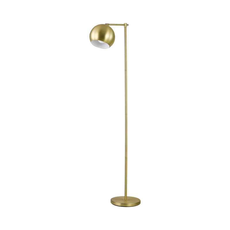 60'' Brass Task Floor Lamp