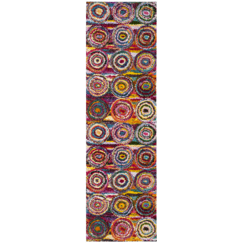 Gleno Performance Geometric Rug, Runner 2'3" x 12'