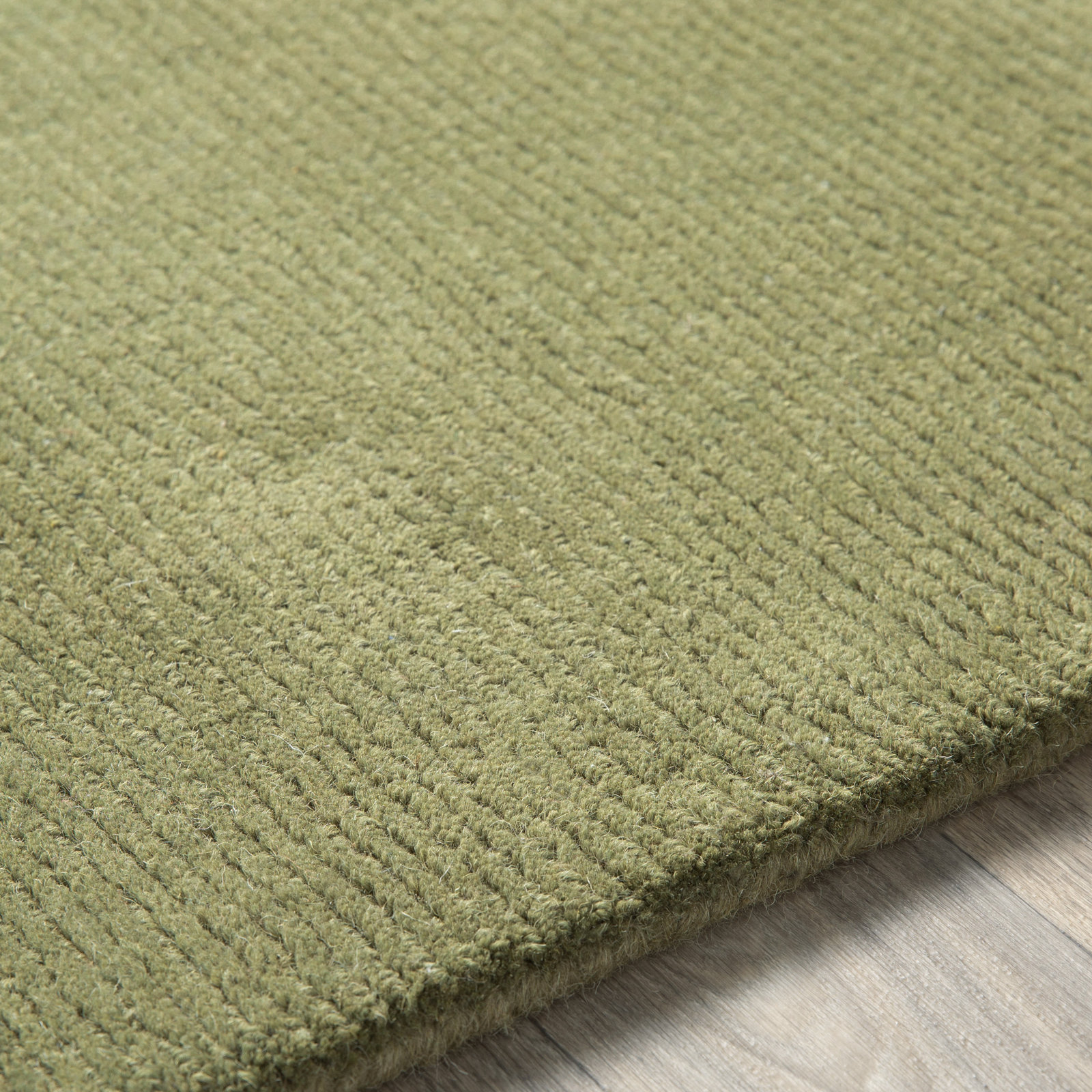 Crowe Sage Hand-Loomed Wool Rug, Round 8'