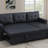 Convertible Upholstered Sectional Sofa with Pull-out Chaise-102484760-102484761