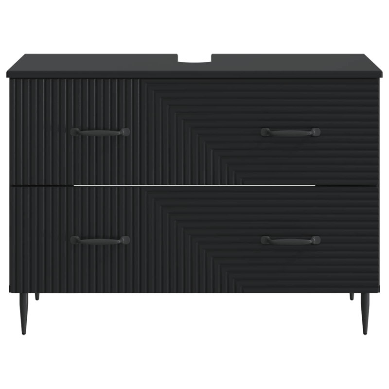 Under Sink Cabinet, Black
