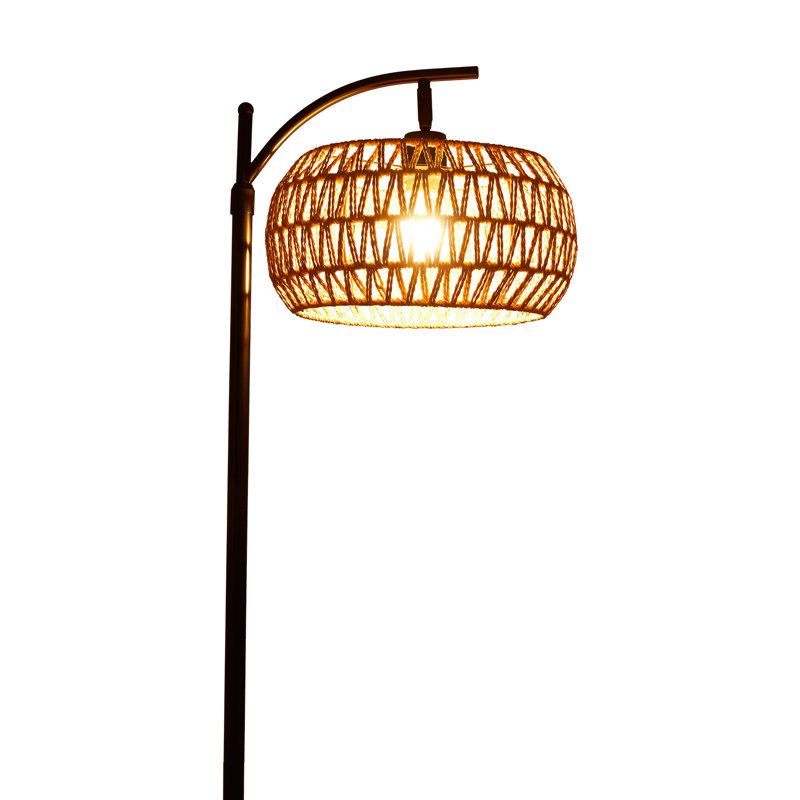 160cm Gloss Torchiere Floor Lamp