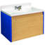 Ensemble de meuble-lavabo simple 31 po avec plateau en marbre Tot Mate-35719449-35719446