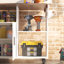 Expandable Garage Workbench With Locking Casters