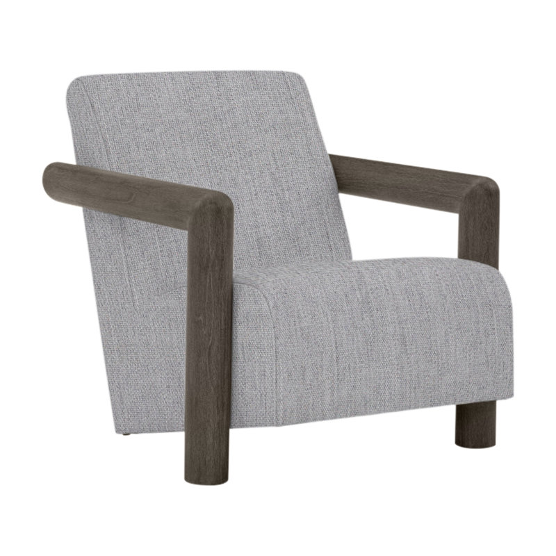 Mara Patio Chair with Cushions, Smoked Truffle, Canvas Granite Sunbrella® Canvas
