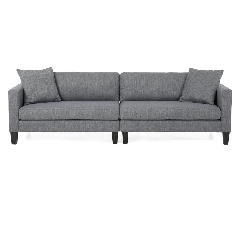 Upholstered 101'' Sofa, Charcoal