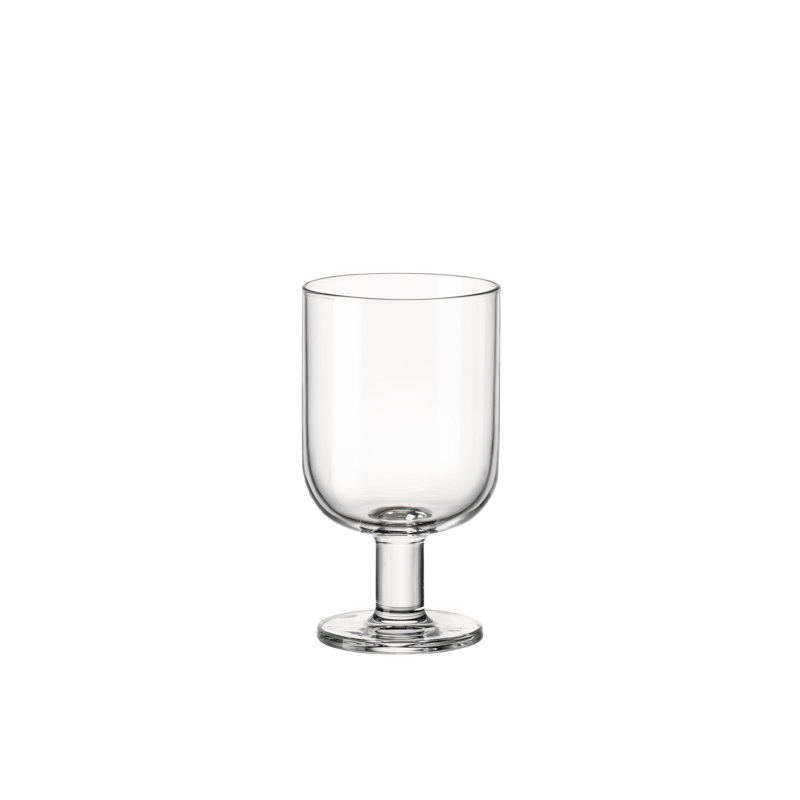 Bormioli Rocco Hosteria Clear Tempered Glass Goblets, Set of 6