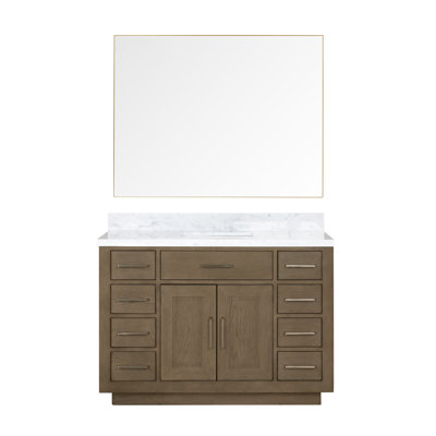 Ensemble de meuble-lavabo simple 48 "avec miroir