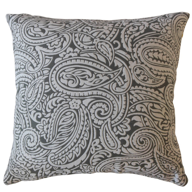 Coussin Halia, 22 po x 22 po, Bleu, Coussin décoratif