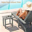 Table compacte Adirondack - Table d'appoint d'extérieur résistante aux intempéries pour patio-1509404655