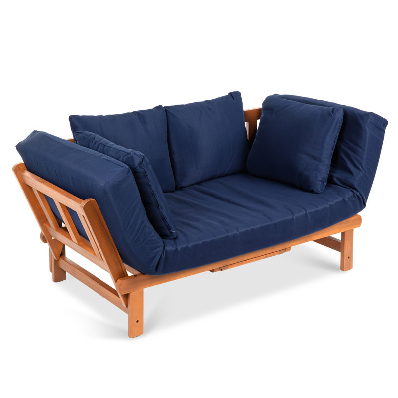 Bettysue 28.5'' Upholstered Futon And Mattress