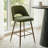 4-Piece Counter Height Bar Table Set With Upholstered Stools, Round Pedestal Kitchen Dining Set For 3-1351235866