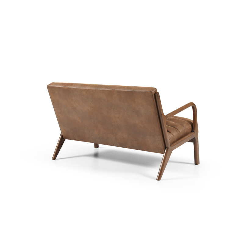 Hayle 2 Seater Faux Leather Loveseat