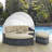 Modway Invite Canopy Outdoor Patio Sunbrella Daybed-1516477287