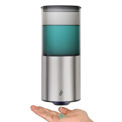 Automatic Wall-Mount Soap Dispenser, 1-Pack, (Brushed Stainless Steel)