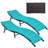 Evis Outdoor Steel Single chaise with Cushions