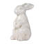 Statue de lapin debout glacé