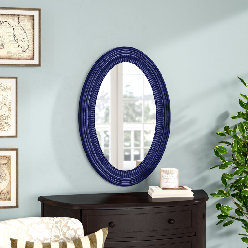 Miroir d'appoint Busey, Bleu marine