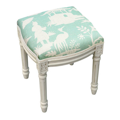 Artic Solid Wood Accent Stool