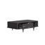 Table basse avec rangement en bois massif Remy