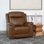 Fauteuil inclinable en cuir Yadhir