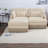 Modular Deep Seat Sofas, Chenille Contemporary Tassel Sofa For Home