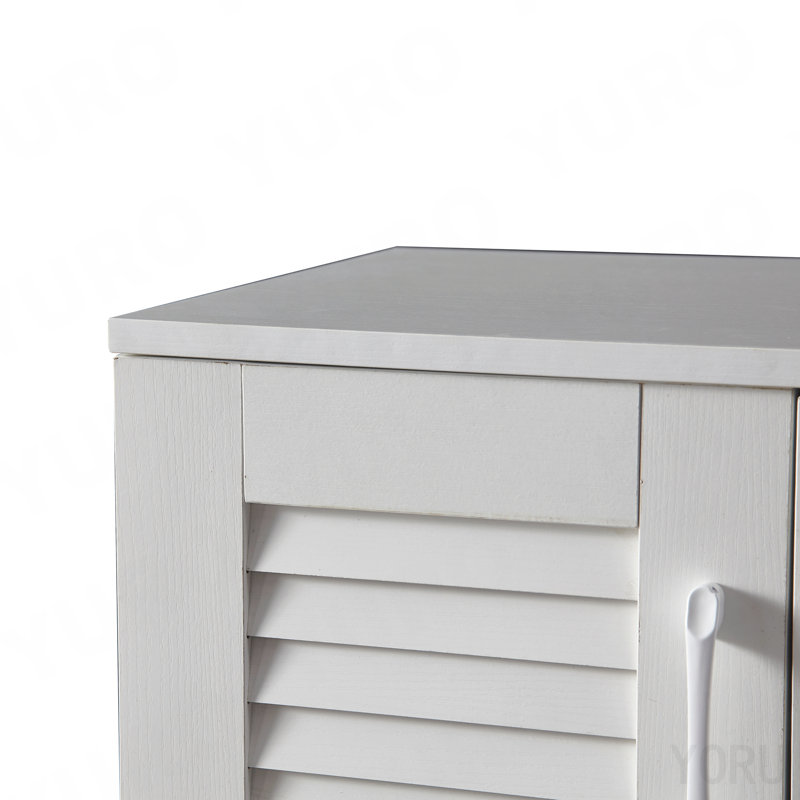 Armoire / banc de rangement pour chaussures, 10 compartiments, coussin d'entrée - blanc