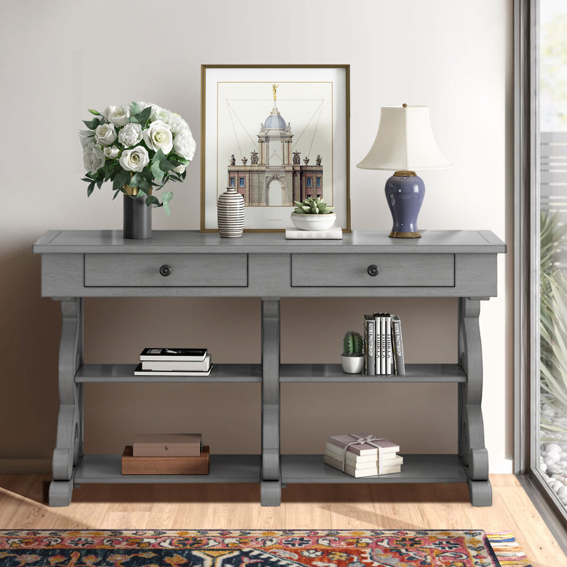 Console Oumar, Gris antique