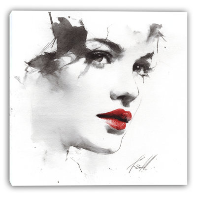 «Smoky Gaze», art mural sur toile tendue