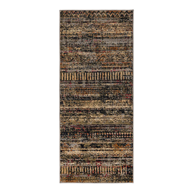 Blakely en polypropylène tissé par la machine Quigley, Tapis de couloir 2 pi x 5 pi 1 po