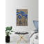 Fleurs bleues VI - reproduction sur toile-1845255249