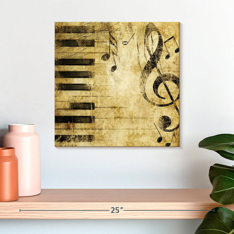 Notes de musique Abarca, H 16 po x l 16 po