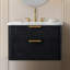 Ensemble de meuble-lavabo simple 30 po avec dessus en pierre reconstituée Liljan-1238032366