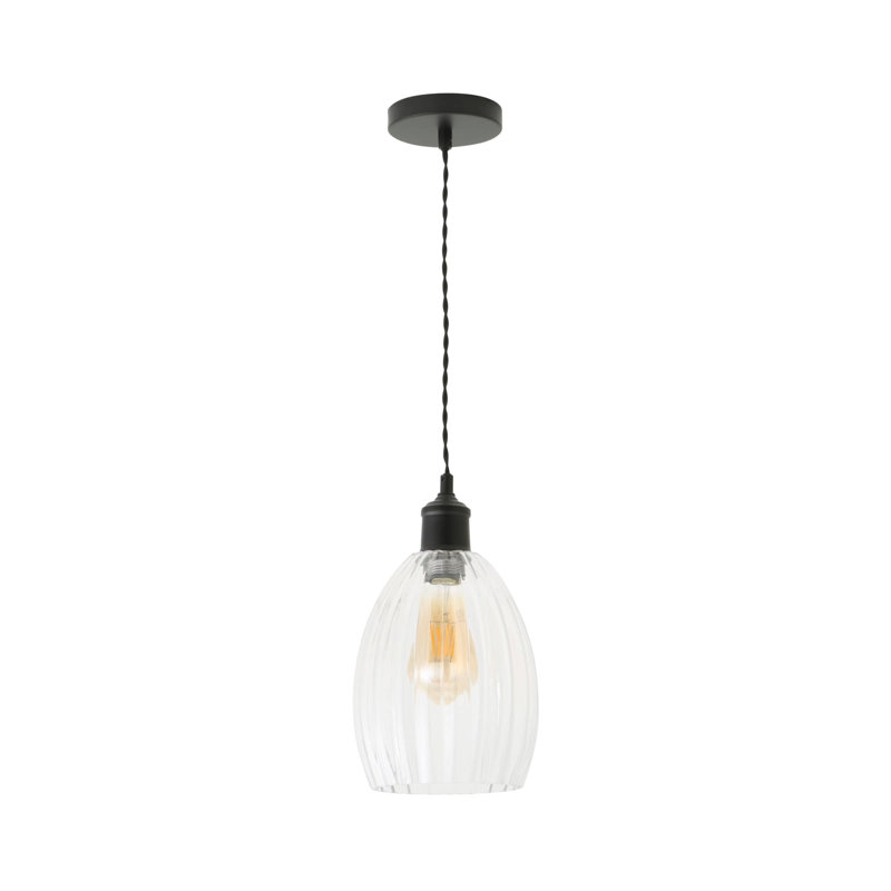 Dellis 1 - Light Pendant, Matte Black