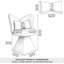 Élégant fauteuil de coiffeuse pivotant avec dossier papillon, tabouret de maquillage confortable pour la chambre à coucher et le salon, mobilier d'appoint durable et élégant